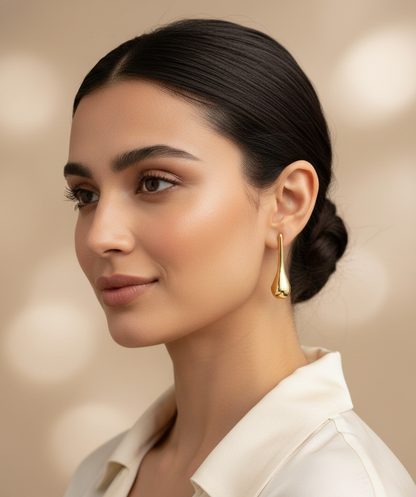 Gold Drop Earrings for Women