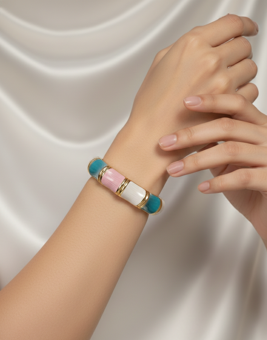 Luxury Multicolor Enamel Kada