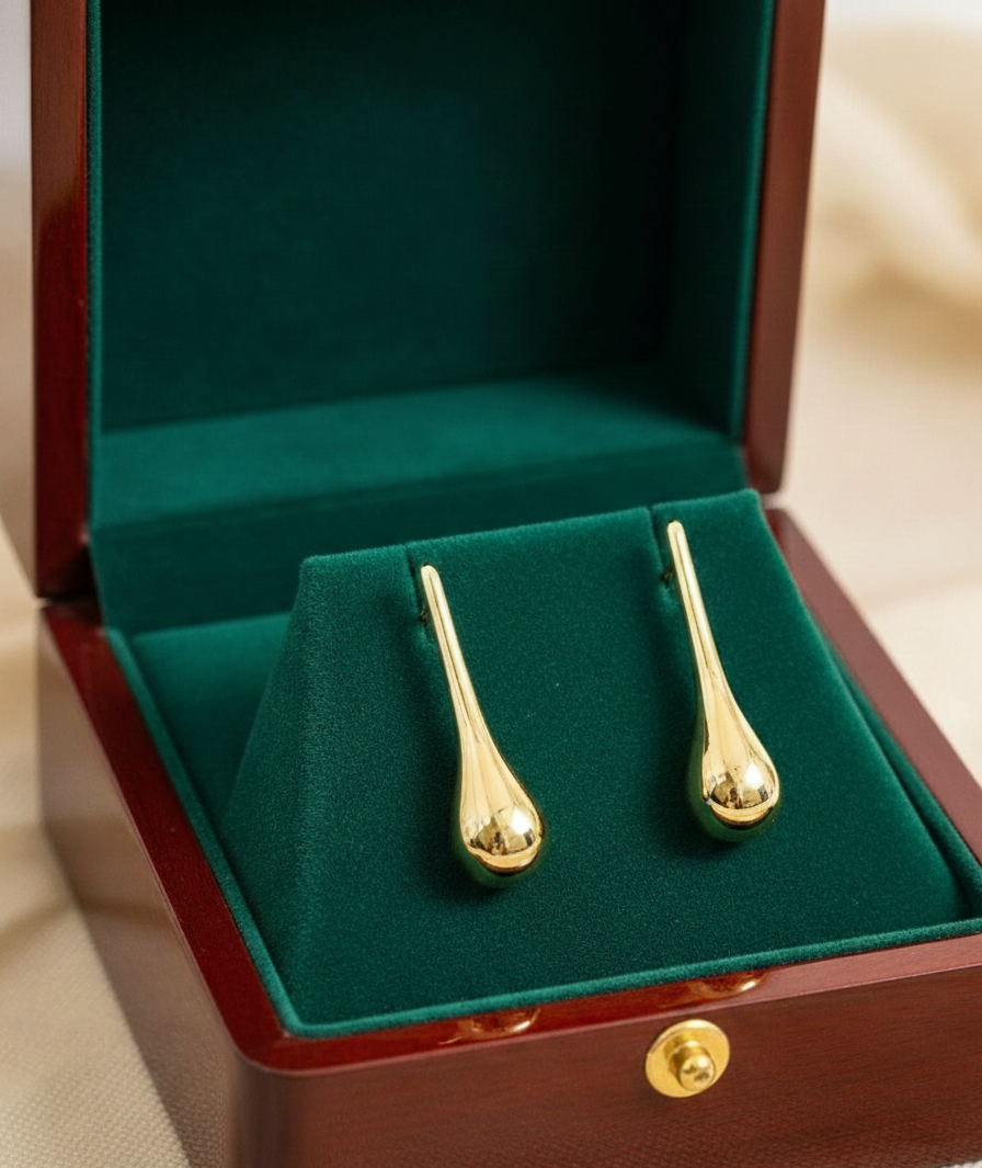 Gold Drop Earrings for Women