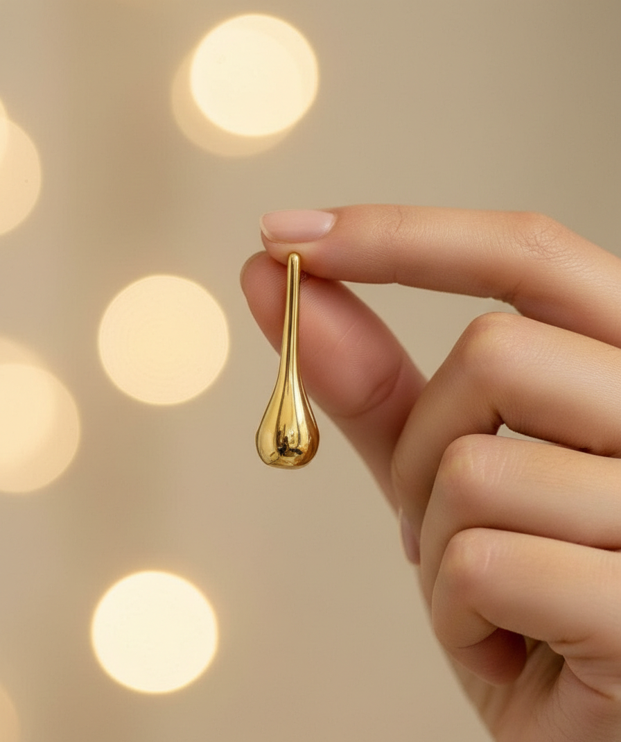 Gold Drop Earrings for Women