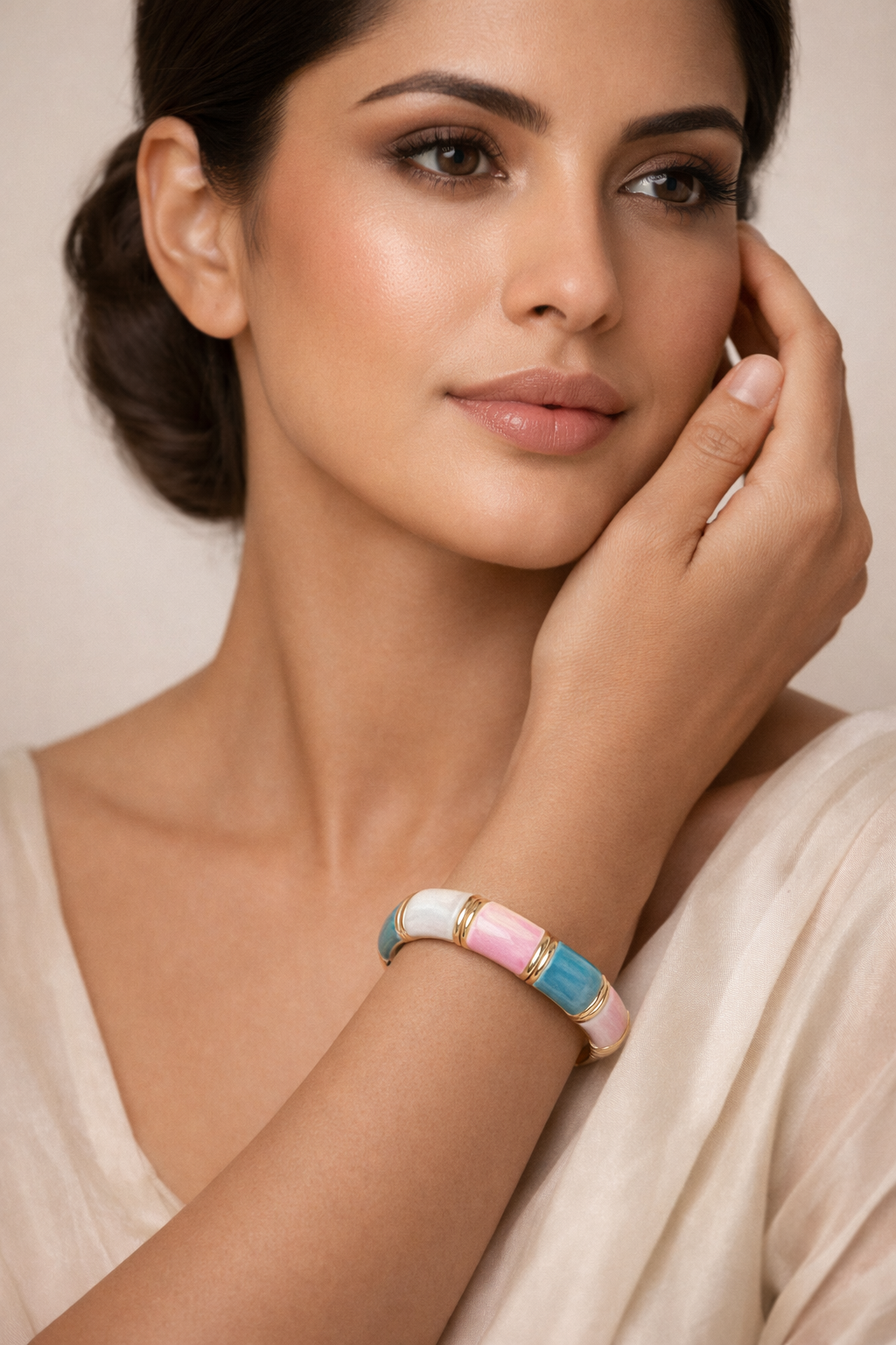 Luxury Multicolor Enamel Kada
