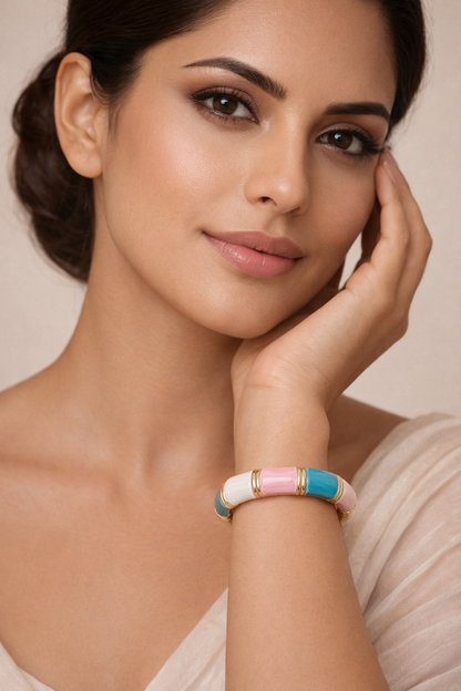 Luxury Multicolor Enamel Kada